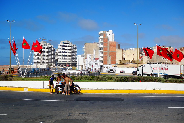 モロッコの若者