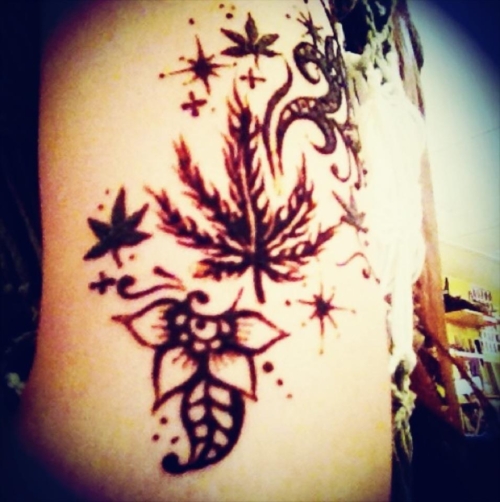 ちえこさんのヘナタトゥー