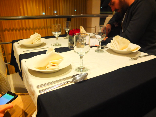 ディナーのサービス