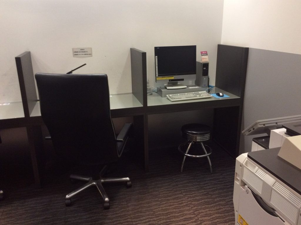 パソコン席