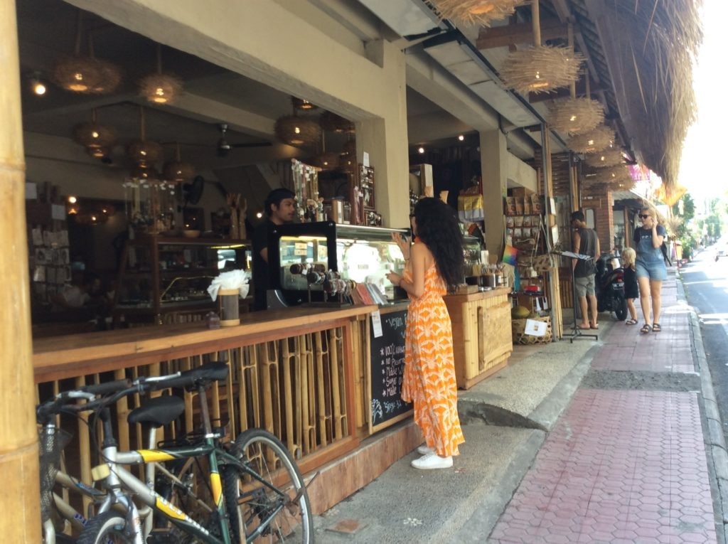 ウブドのカフェ