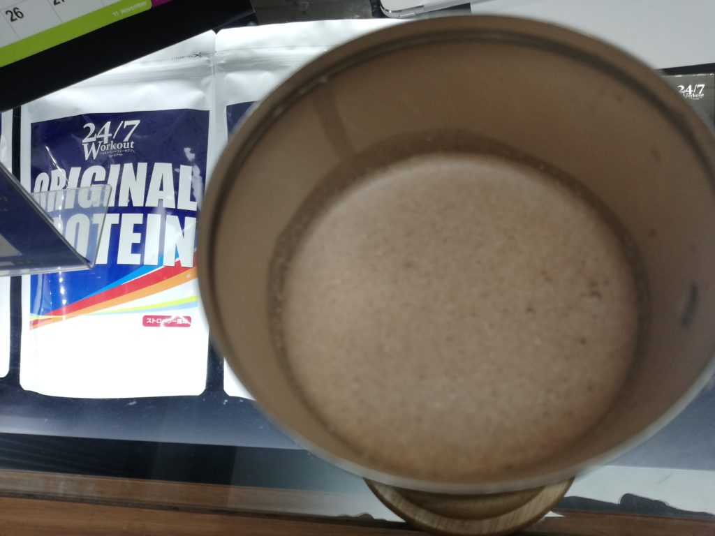 プロテインチョコ味