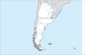 アルゼンチン地図