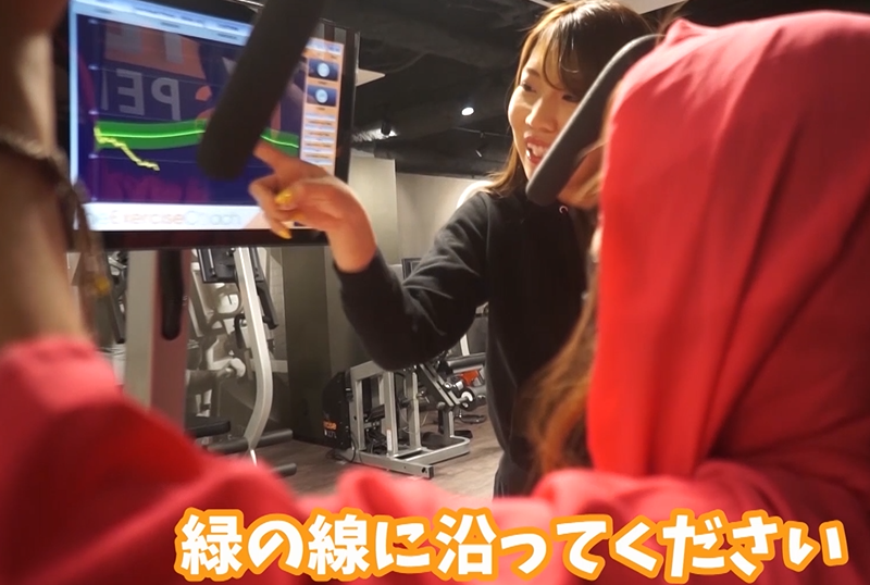 トレーニング中