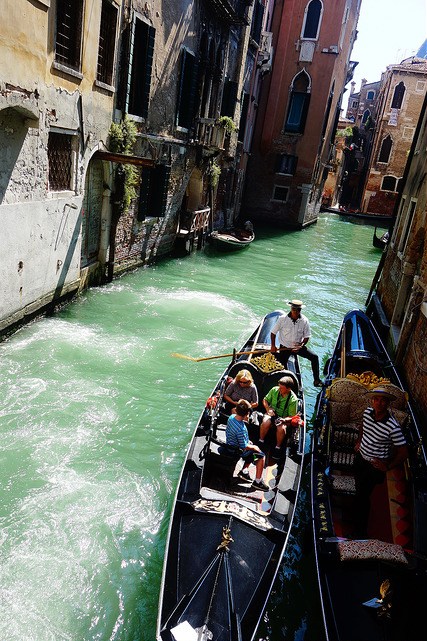 ベネチアの運河