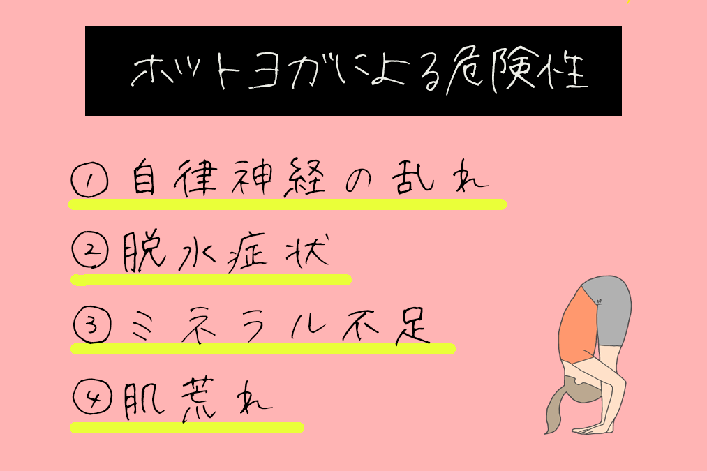 ホットヨガによる危険性