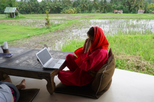 ウブドのカフェ